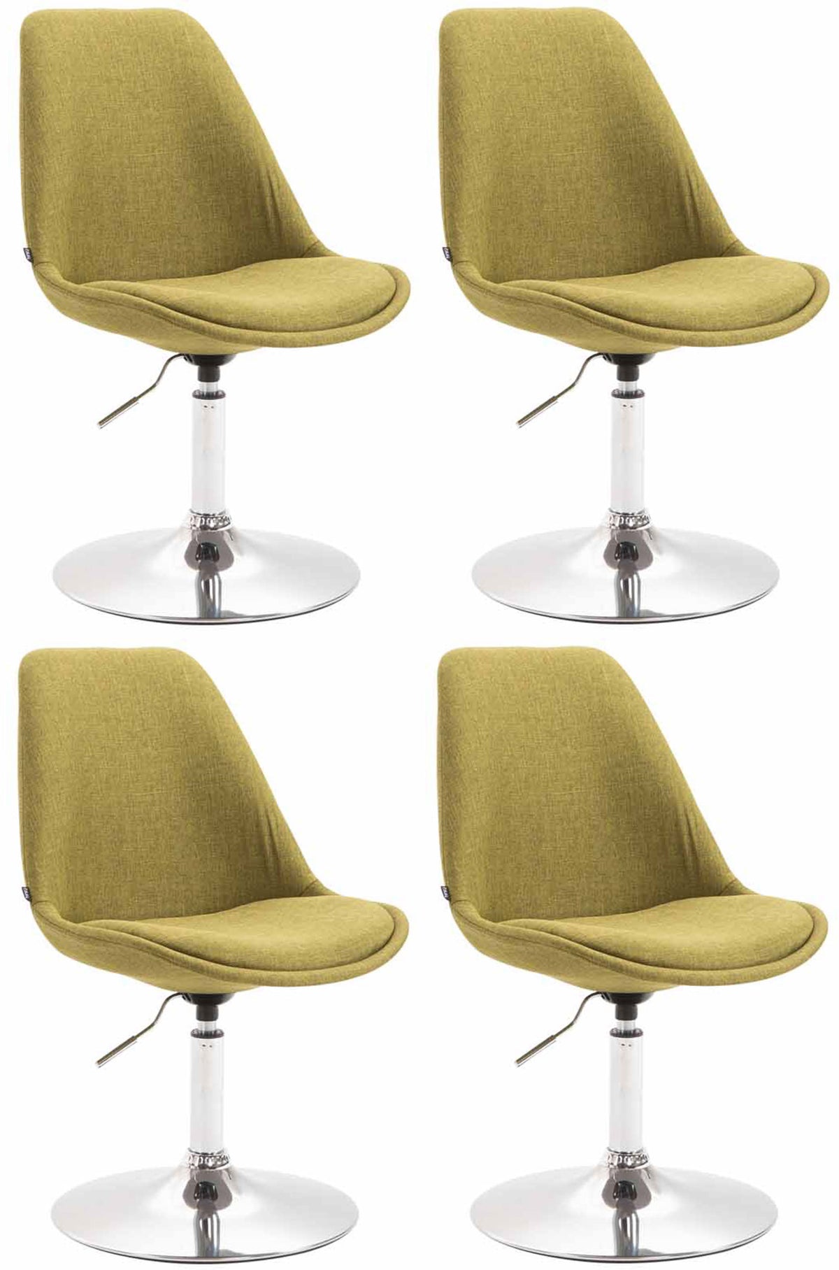 4er Set St�hle Maverick C Stoff - gr�n