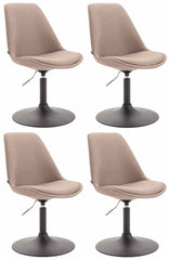 4er Set St�hle Maverick B Stoff - taupe