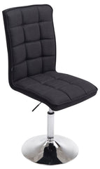2er Set Esszimmerstühle Peking V2 Stoff - schwarz