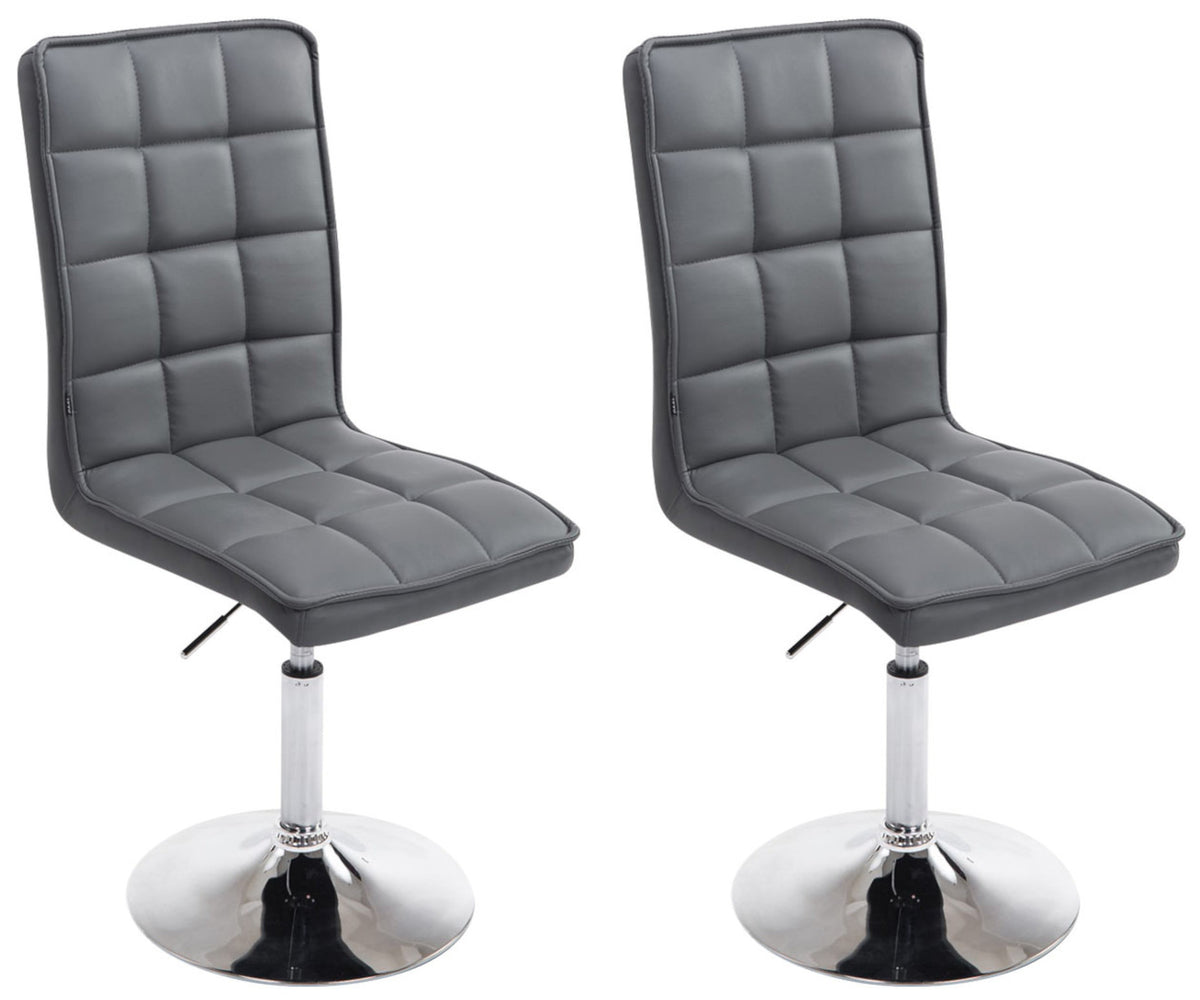 2er Set Esszimmerstühle Peking V2 - grau