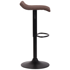 Barhocker Dyn V2 Stoff schwarz - braun