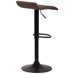 Barhocker Dyn V2 Stoff schwarz - braun