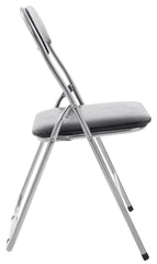2er Set Klappstuhl Felix - schwarz/silber by Dropshipping-Europe – Möbel