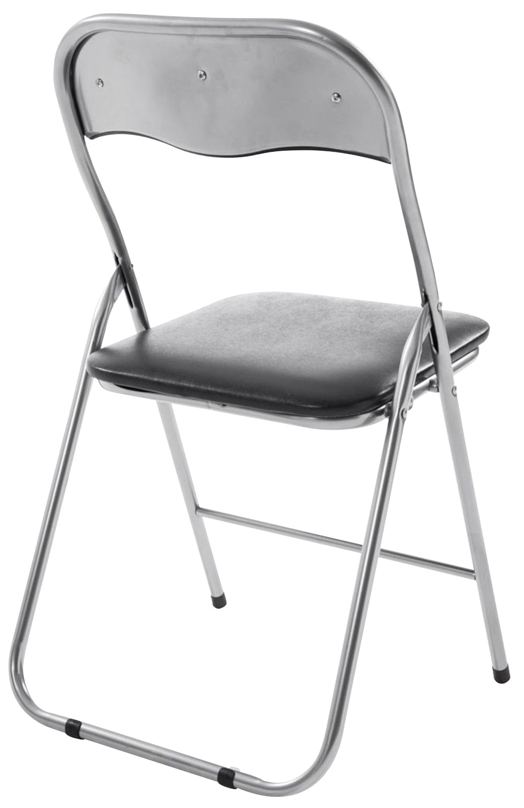 2er Set Klappstuhl Felix - schwarz/silber by Dropshipping-Europe – Möbel