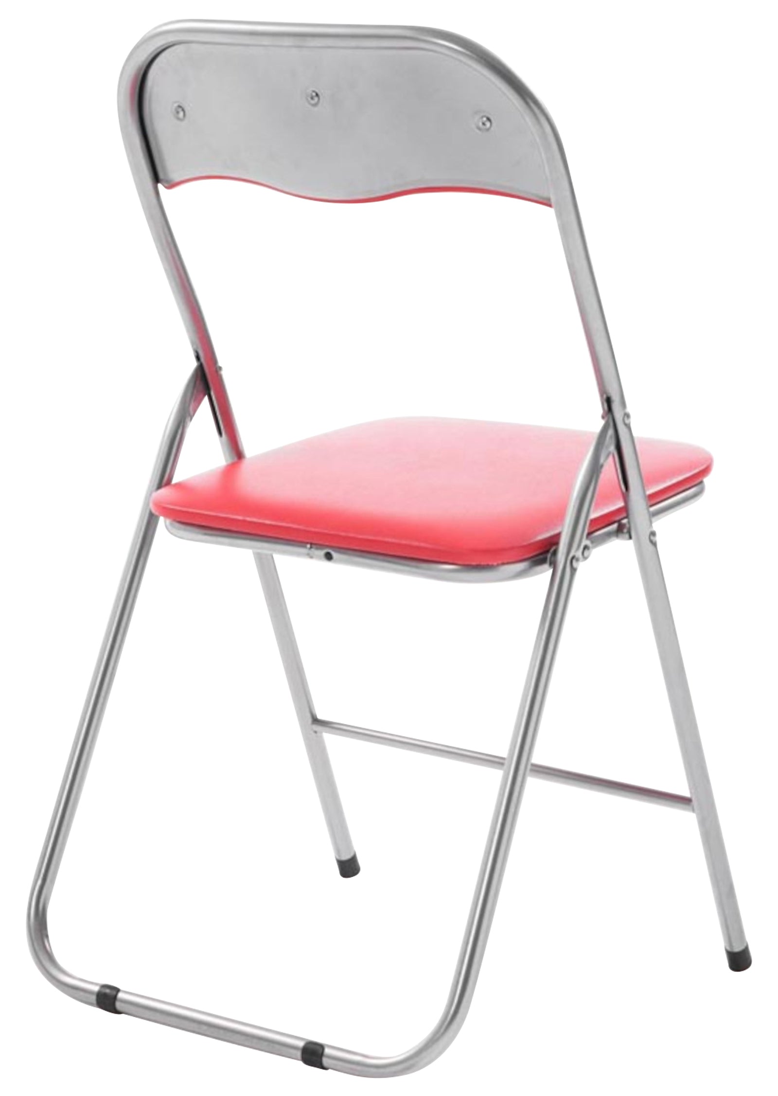 2er Set Klappstuhl Felix - rot/silber by Dropshipping-Europe – Möbel