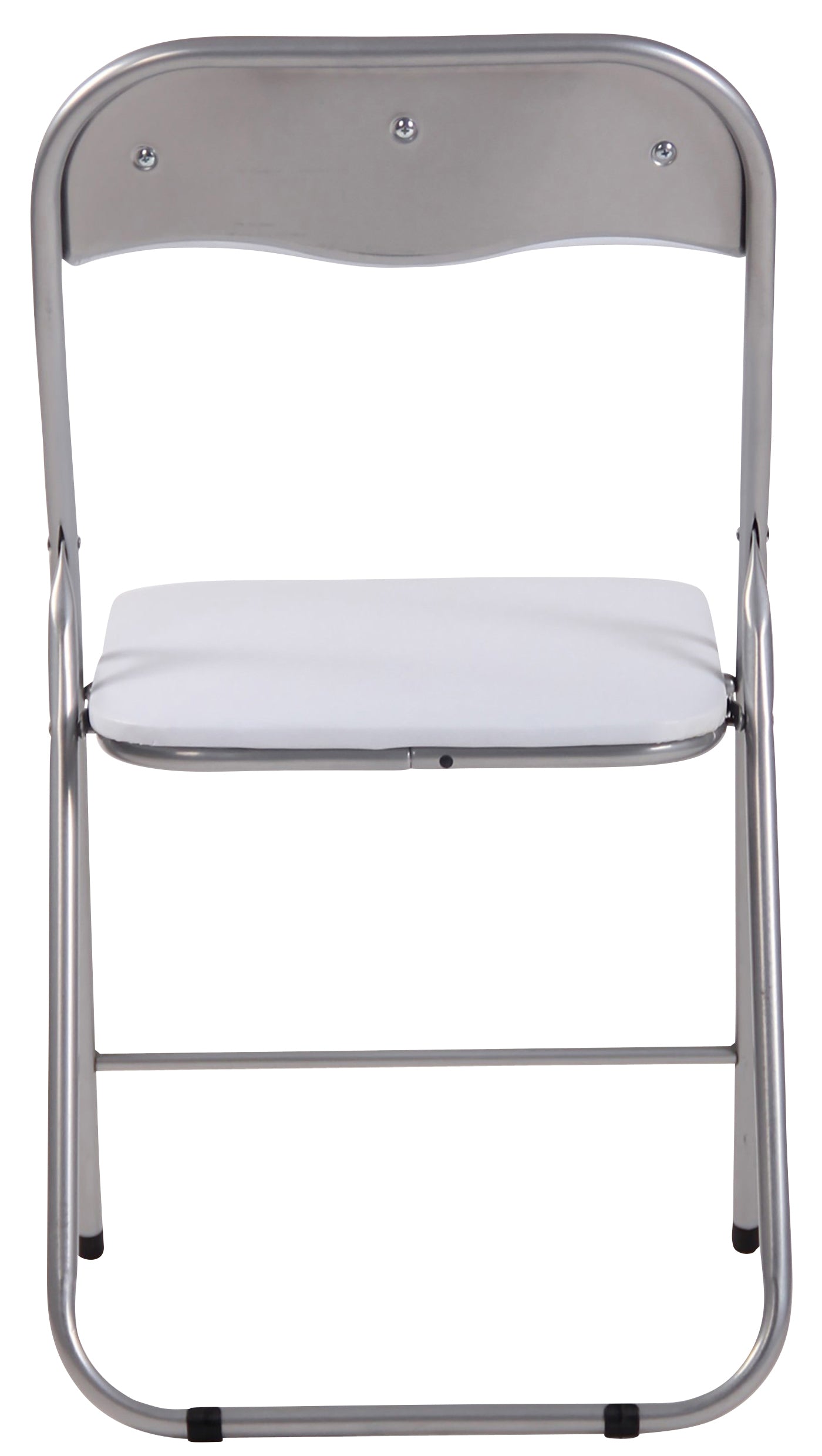 2er Set Klappstuhl Felix - weiß/silber by Dropshipping-Europe – Möbel