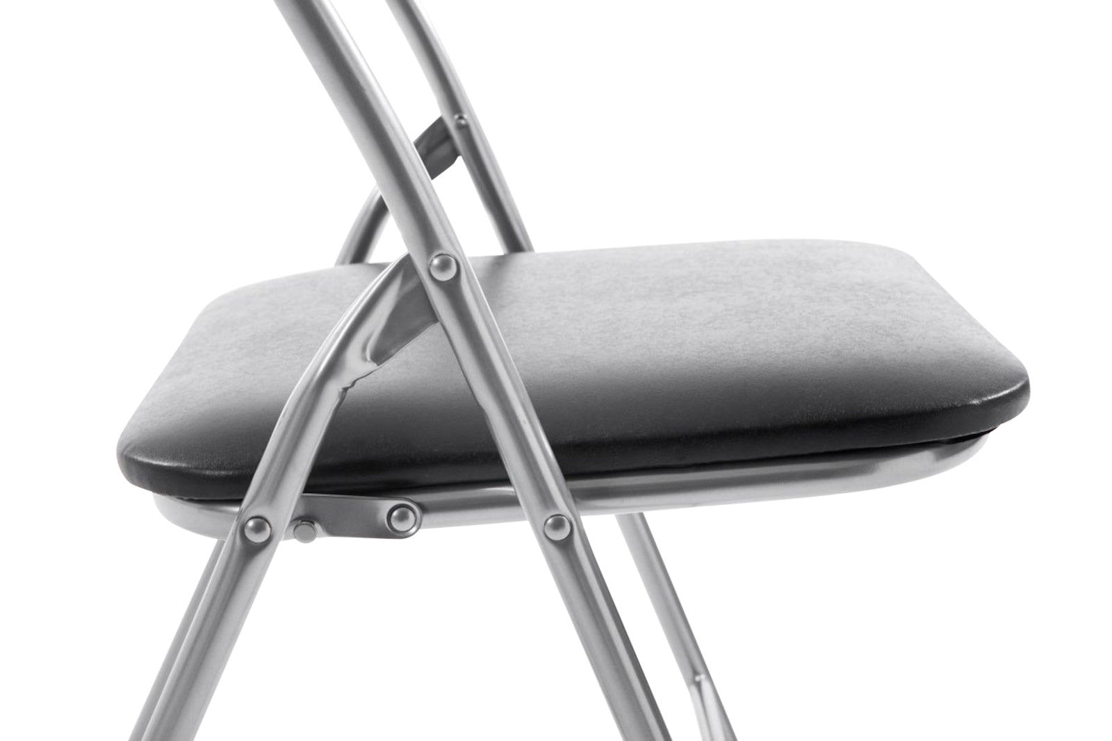 2er Set Klappstuhl Felix - schwarz/silber by Dropshipping-Europe – Möbel