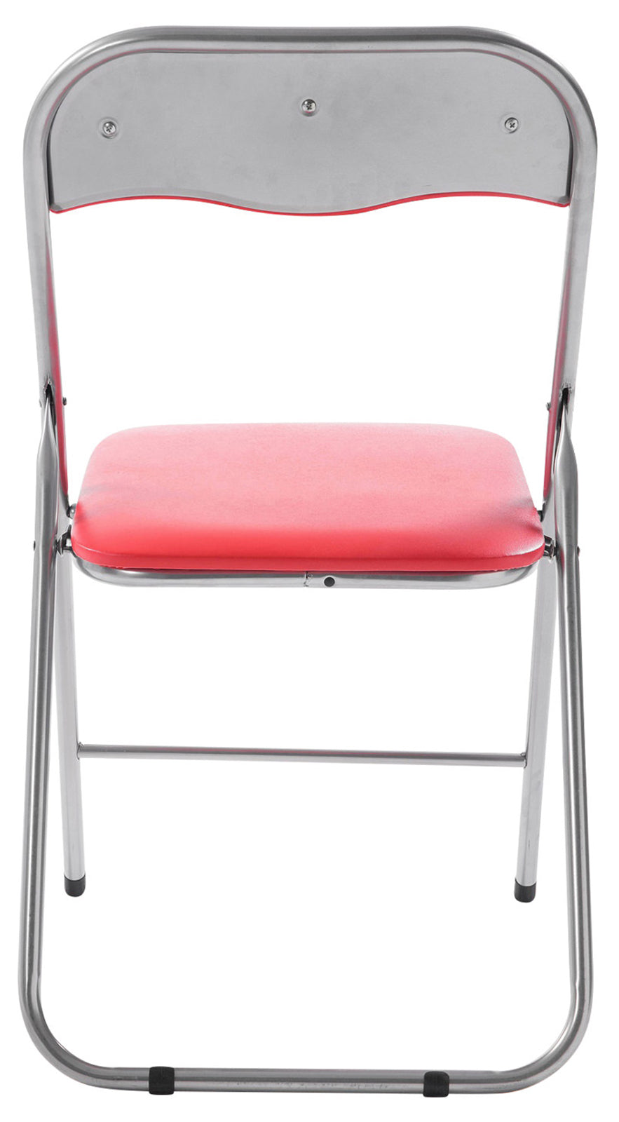 2er Set Klappstuhl Felix - rot/silber by Dropshipping-Europe – Möbel