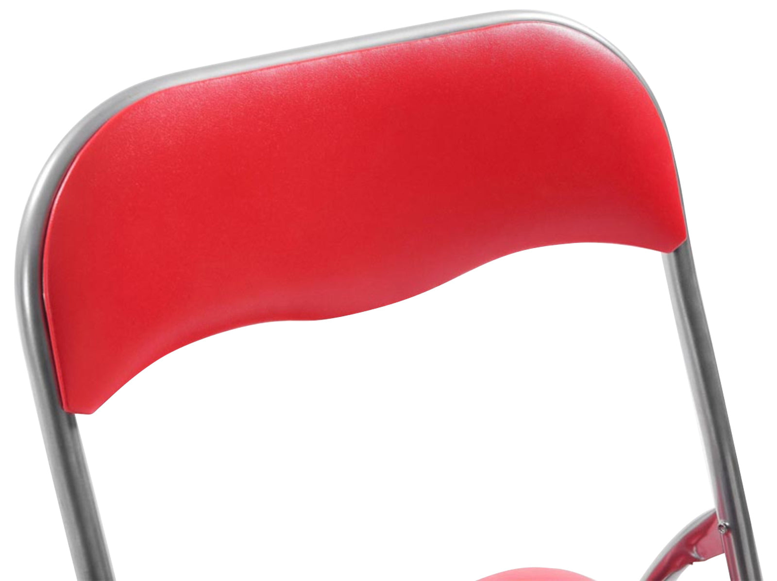 2er Set Klappstuhl Felix - rot/silber by Dropshipping-Europe – Möbel