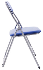 4er Set Klappstuhl Felix - blau/silber