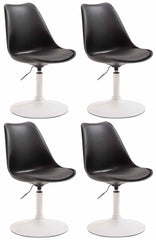 4er Set Esszimmerst�hle Maverick W Kunststoff - schwarz