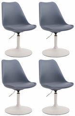 4er Set Esszimmerst�hle Maverick W Kunststoff - grau