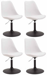 4er Set Esszimmerst�hle Maverick B Kunststoff - wei�