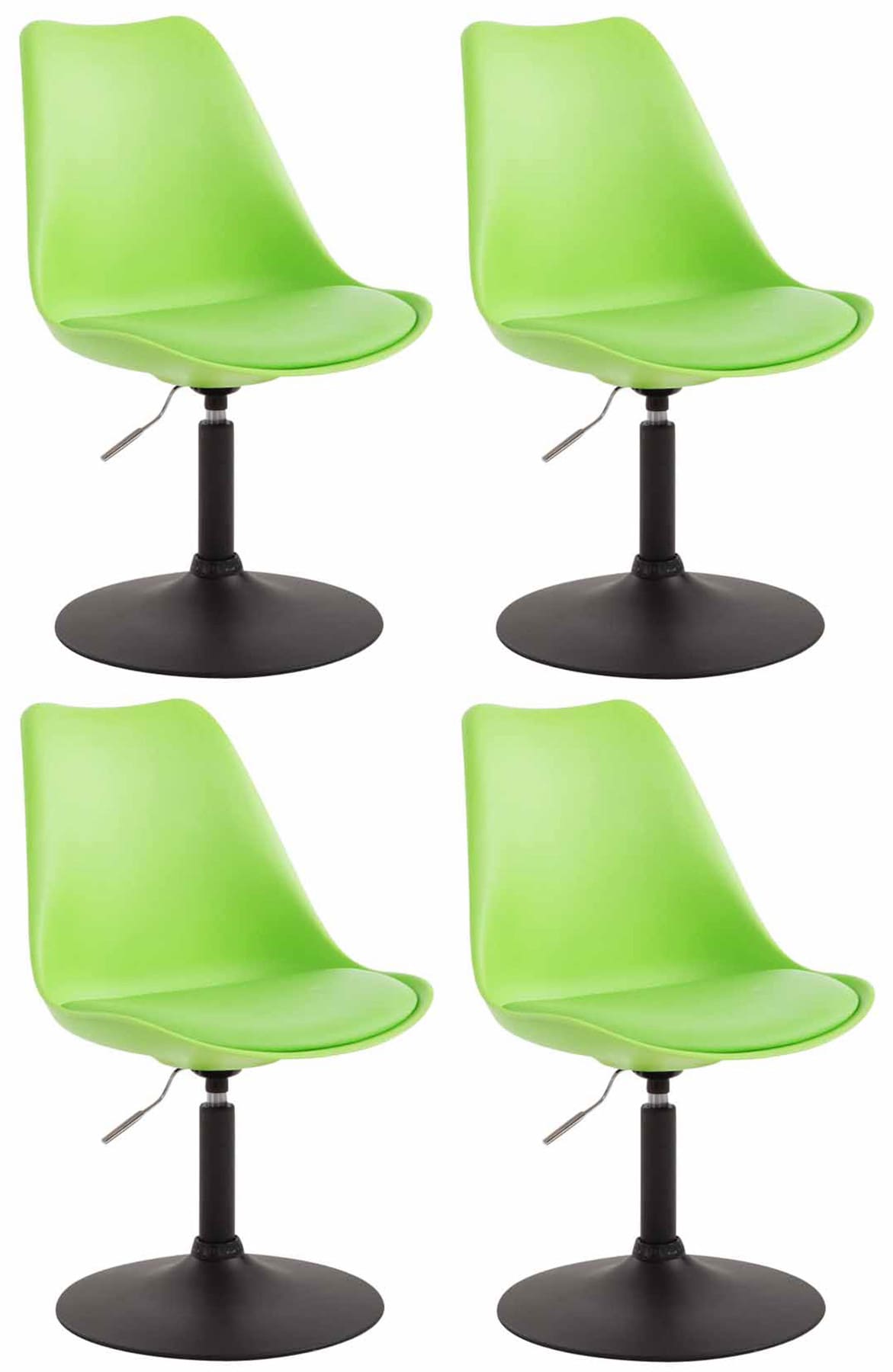 4er Set Esszimmerst�hle Maverick B Kunststoff - gr�n