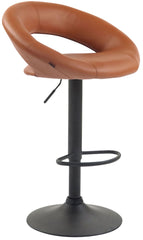 2er Set Barhocker Olinda Kunstleder schwarz - hellbraun