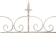 4er Set Gartenz�une Mangold - antik-creme