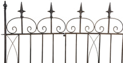 4er Set Gartenz�une Mangold - bronze