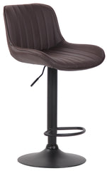 2er Set Barhocker Lentini Kunstleder schwarz - braun