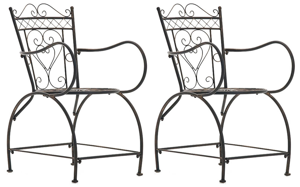 2er Set St�hle Sheela - bronze