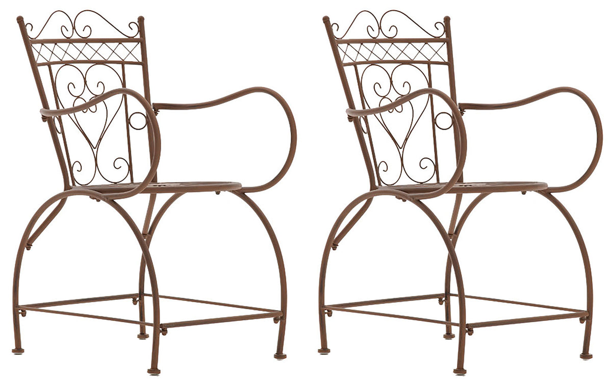2er Set St�hle Sheela - antik braun