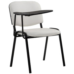 4er Set Stühle Ken mit Klapptisch Kunstleder - weiß