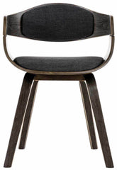 2er Set Stühle Kingston Stoff - grau/dunkelgrau