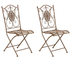 2er Set St�hle Sibell - antik braun