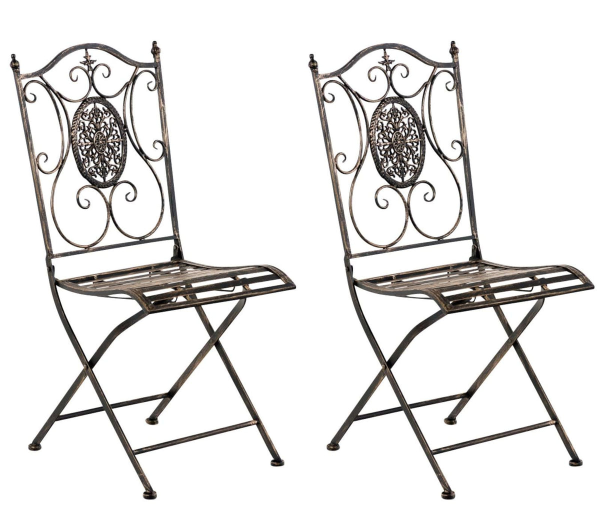 2er Set St�hle Sibell - bronze