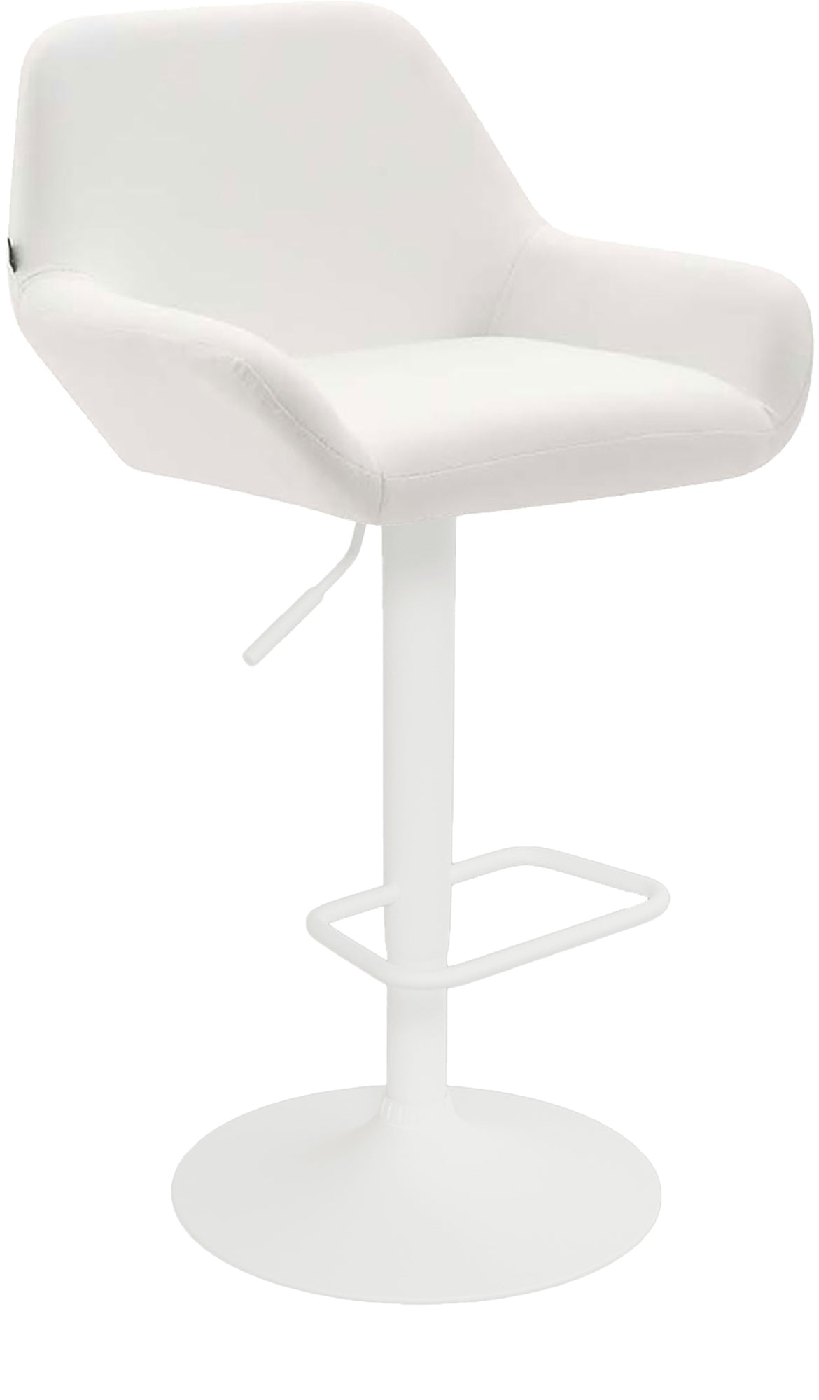 Barhocker Detmold Kunstleder - wei�
