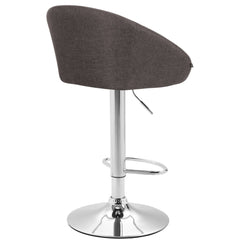 Barhocker Miami V2 Stoff C - dunkelgrau - InfinityMarket