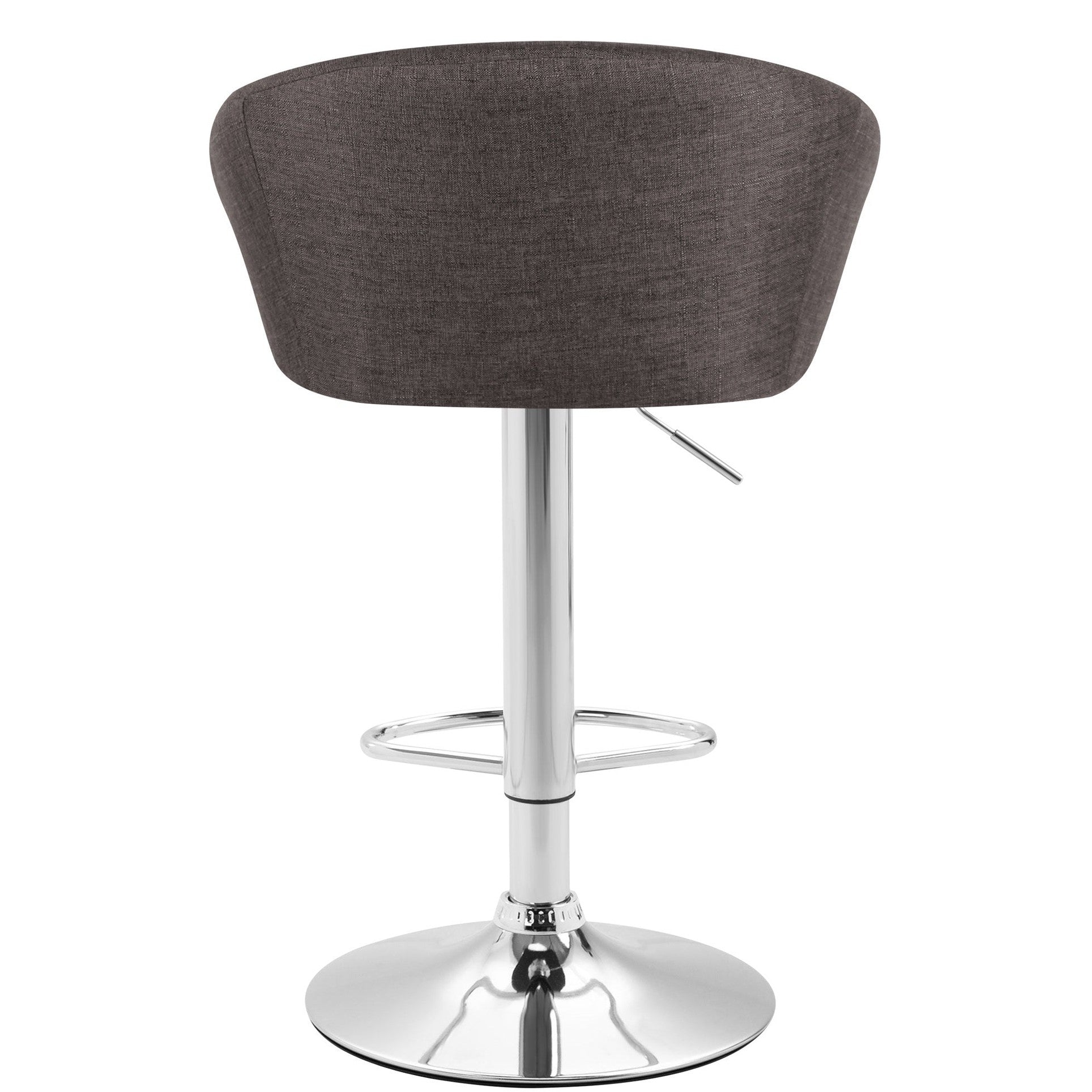 Barhocker Miami V2 Stoff C - dunkelgrau - InfinityMarket