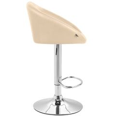 2er Set Barhocker Miami V2 Kunstleder C - creme