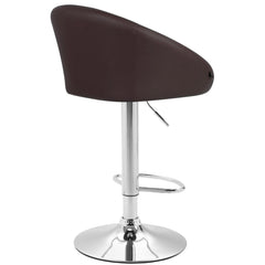 2er Set Barhocker Miami V2 Kunstleder C - braun