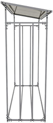 Kaminholzunterstand + Abdeckplane Ruston Aluminium XXL - anthrazit