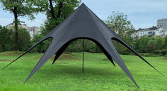 Sternzelt 10m - schwarz