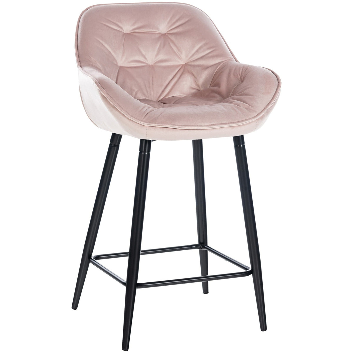 Barhocker Gibson Samt - pink