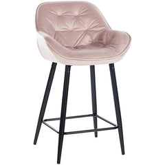 Barhocker Gibson Samt - pink