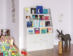 Bücherregal Luray - weiß