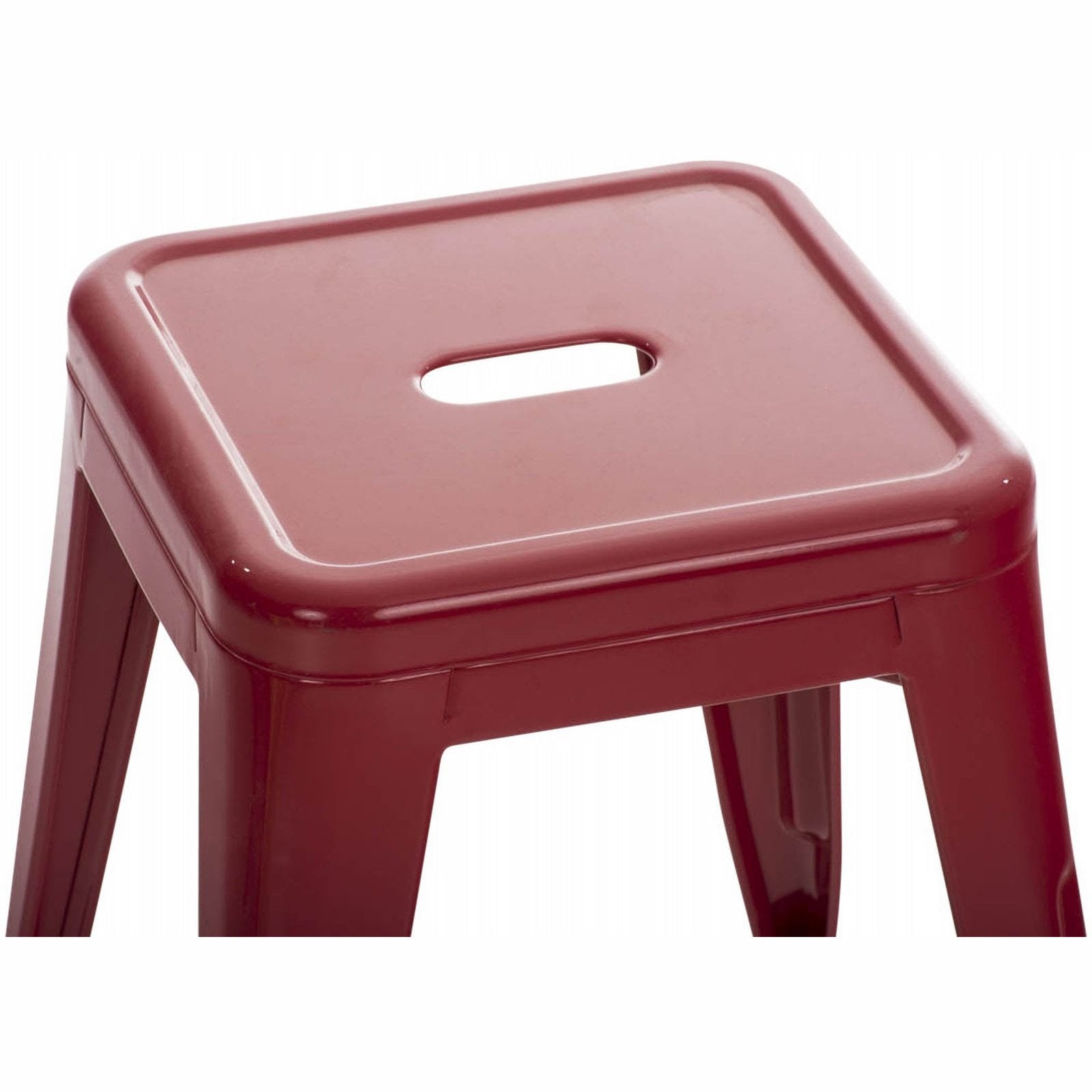 4er Set Hocker Armin - rot - InfinityMarket