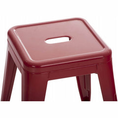 4er Set Hocker Armin - rot - InfinityMarket