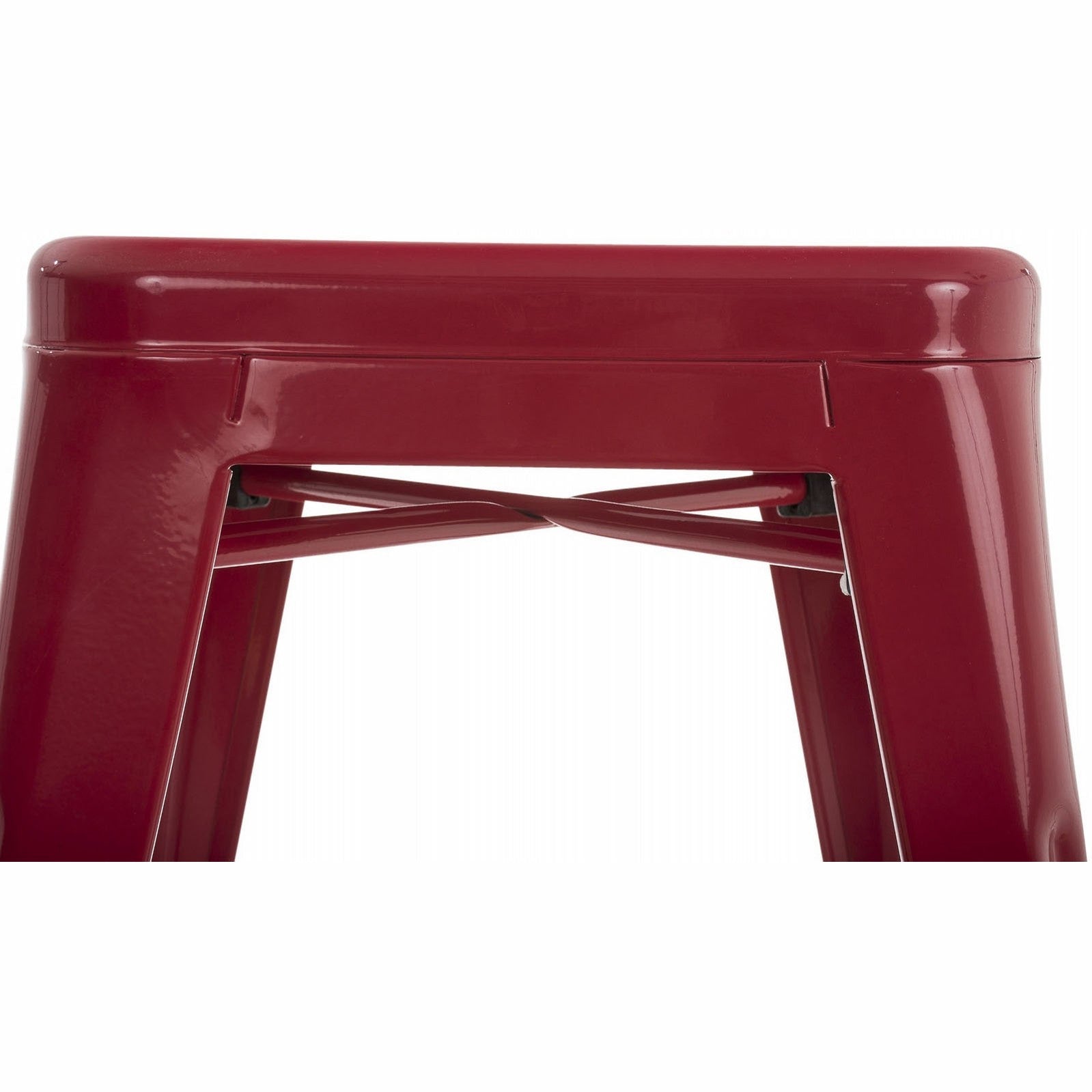4er Set Hocker Armin - rot - InfinityMarket