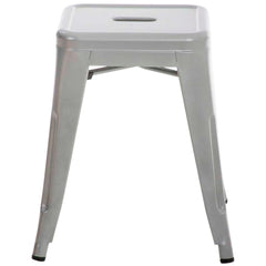 4er Set Hocker Armin - silber - InfinityMarket