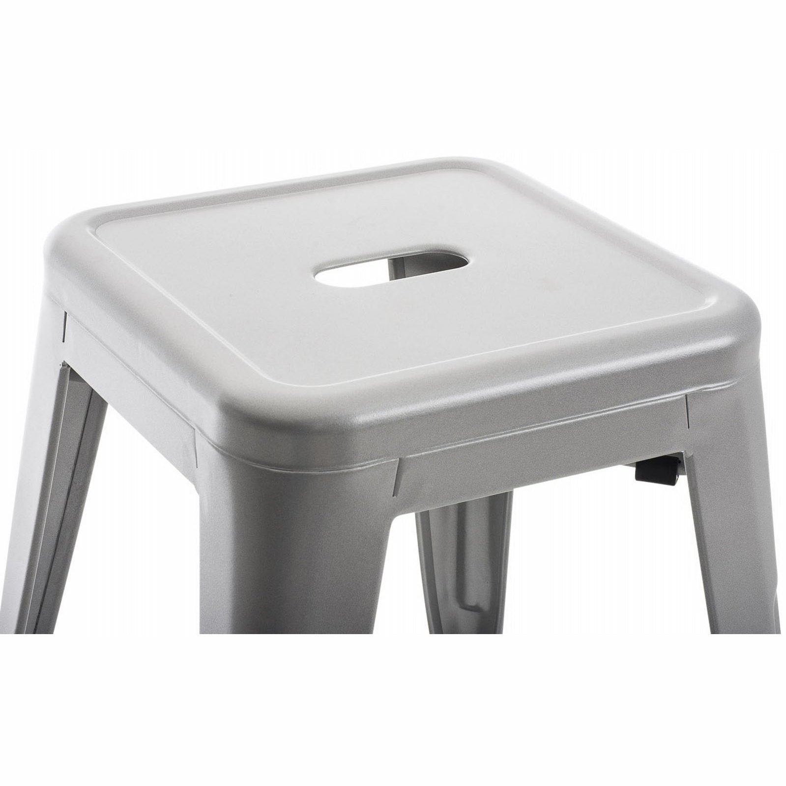 4er Set Hocker Armin - silber - InfinityMarket