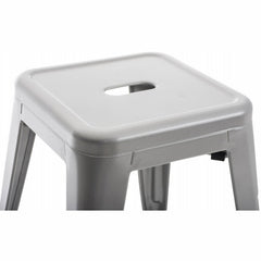 4er Set Hocker Armin - silber - InfinityMarket