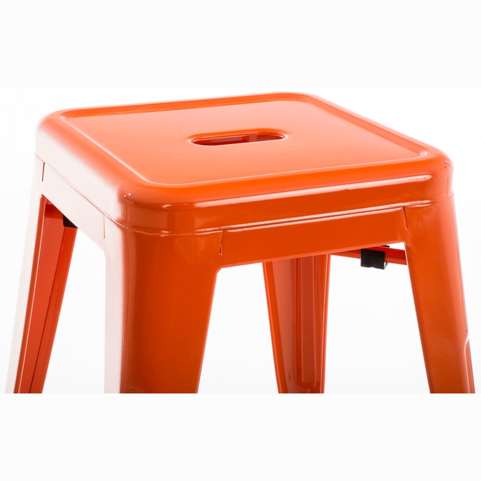 4er Set Hocker Armin - orange - InfinityMarket