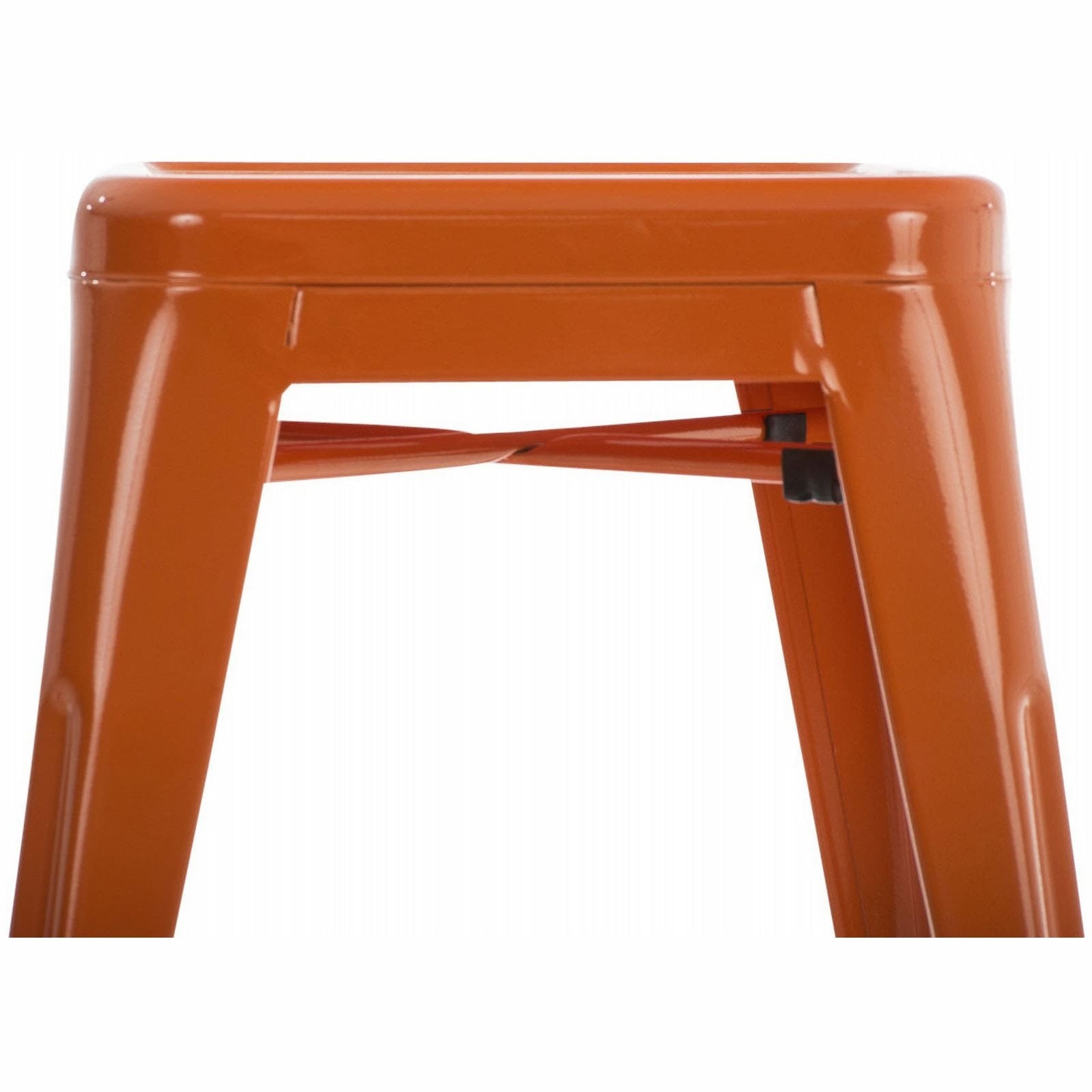 4er Set Hocker Armin - orange - InfinityMarket