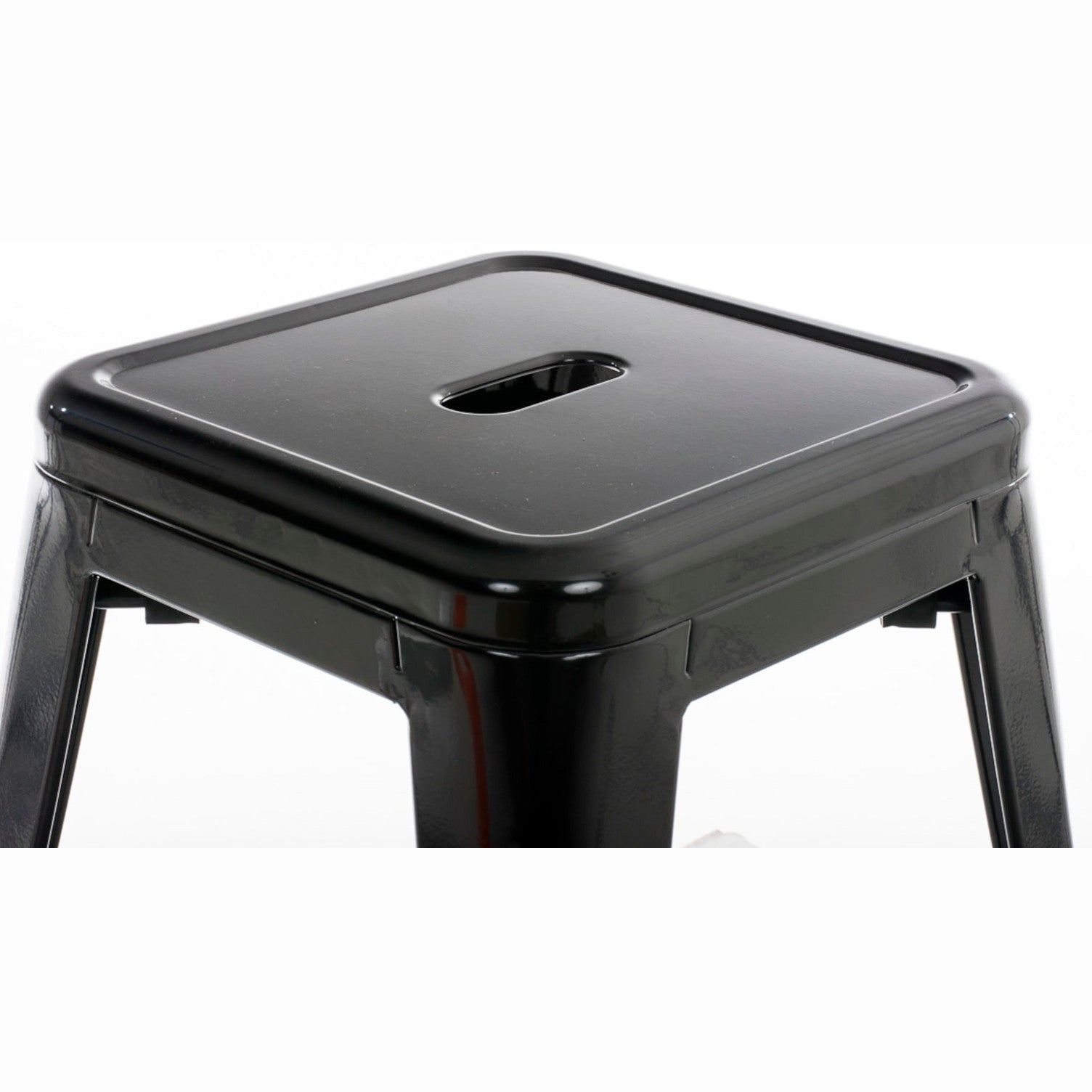 4er Set Hocker Armin - schwarz - InfinityMarket