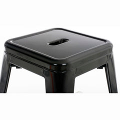 4er Set Hocker Armin - schwarz - InfinityMarket