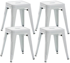 4er Set Hocker Armin - wei�