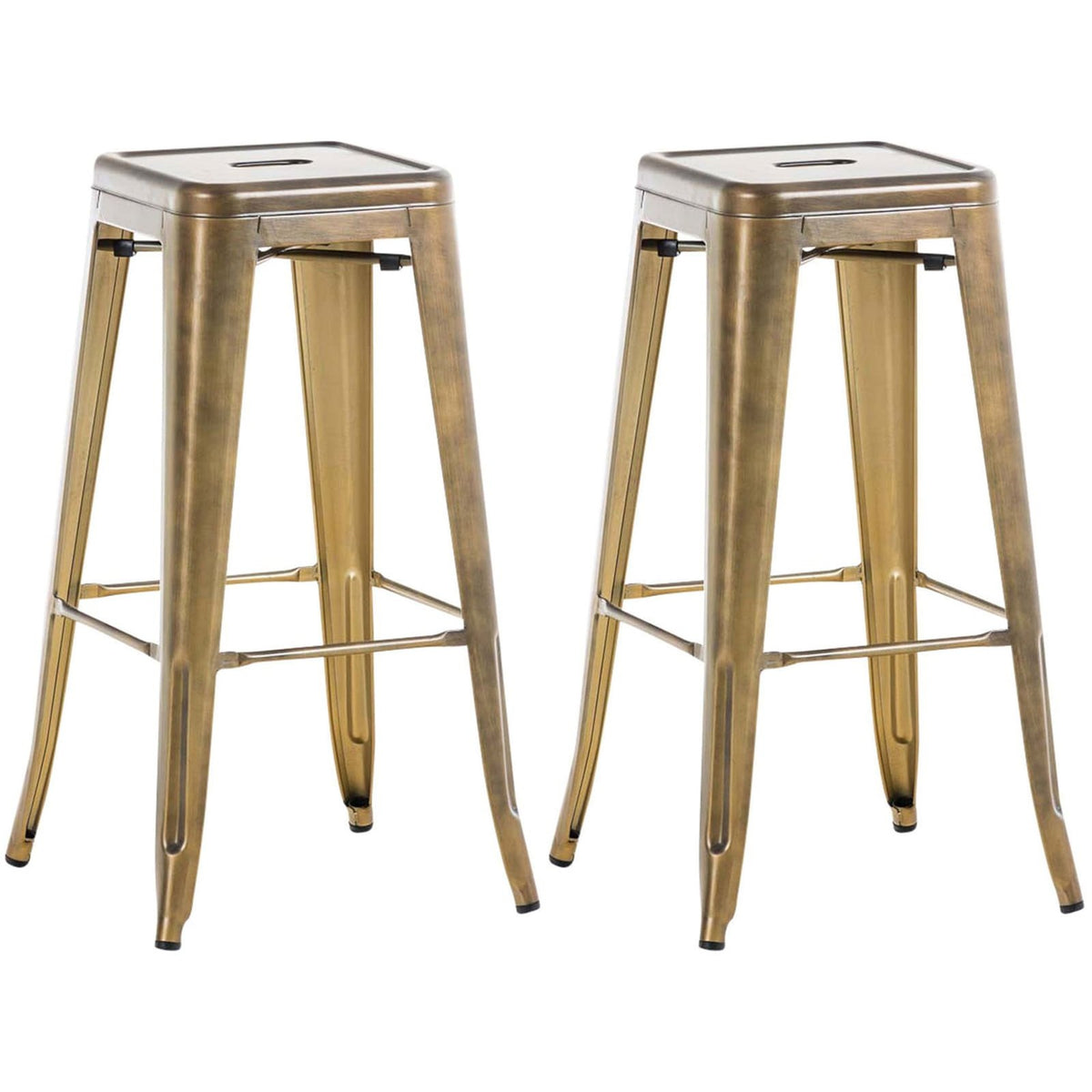 2er Set Barhocker Joshua V2 - gold